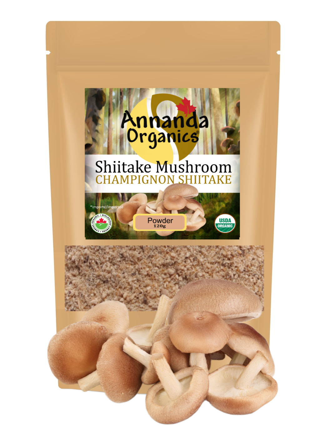 Annanda Organics Shiitake powder
